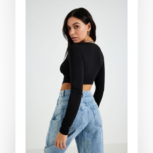 Garage Black Handkerchief Long sleeve - Picture 2 of 3